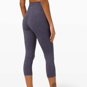 Lululemon ~ Wunder Under High-Rise Crop 21" *Spray Full-On Luxtreme